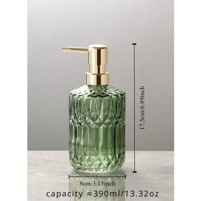 Glass Soap Dispenser Pump Bottle for Easy Refilling - Smarsty