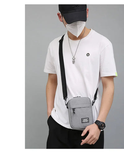 Compact Square Crossbody Bag With Oxford Cloth Durability - Smarsty
