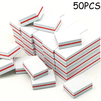 50Pcs Professional Mini Nail Files for Perfect Manicure - Smarsty