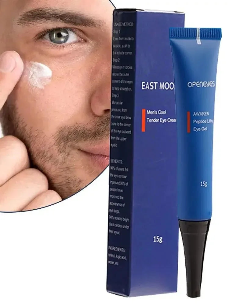 Men's Hyaluronate Eye Cream for Dark Circles and Puffiness - Smarsty