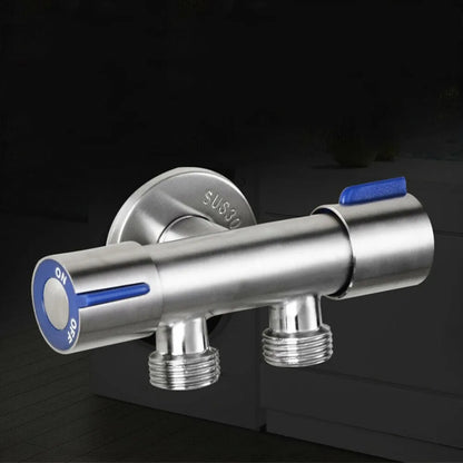 Double Handle Stainless Steel Cold Water Faucet - Smarsty
