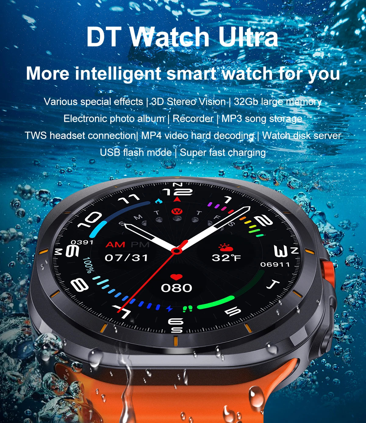 Samsung Galaxy Watch 7 Ultra Fitness Smartwatch 32GB Memory - Smarsty
