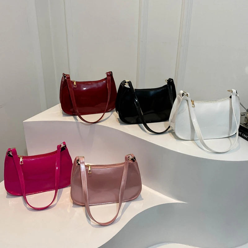 Retro PU Leather Shoulder Bag For Women Everyday Use - Smarsty
