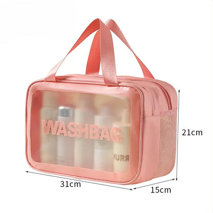 Wet-dry separation makeup bag portable toiletry bag travel essentials large capacity storage bag fitness swimming essentials - Smarsty