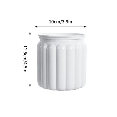 New Self Watering Hydroponic Plants Pot Plastic Removable Mini Succulent Planter Tabletop Vase Office Bonsai Decor