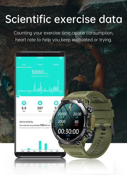 K56Pro Smart Watch for Men with Heart Rate Monitor - Smarsty