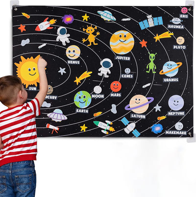 Farm Animals Felt Story Board Set Storytelling Early Learning Interactive Play Kit Wall Hanging Puzzle Toys for Toddlers Gifts - Smarsty