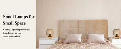 Dimmable Touch Bedside Table Lamp Metal Rechargeable Battery Powered with LED Bulb for Weddings Patio for Indoors Outdoors