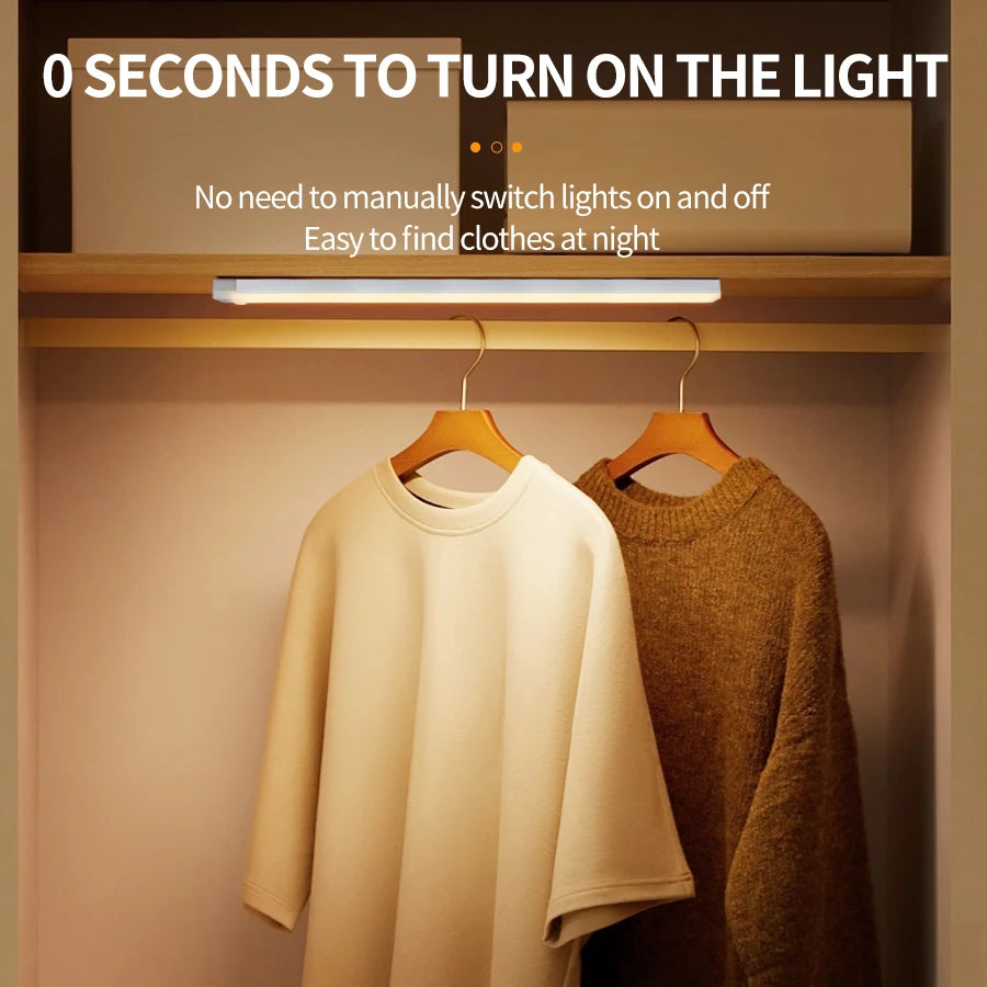 Rechargeable Motion Sensor LED Night Light for Cabinets - Smarsty