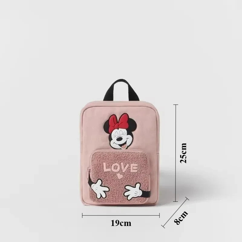 Mickey Mouse Canvas Backpack Large Capacity School Bag - Smarsty
