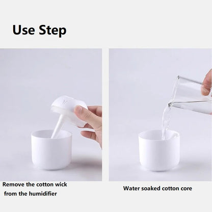 USB Mini Aroma Essential Oil Humidifier with LED Lamp - Smarsty