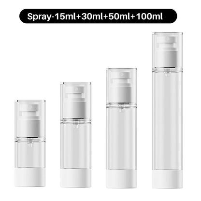 Airless Pump Bottles Set for Travel and Dispenser - Smarsty