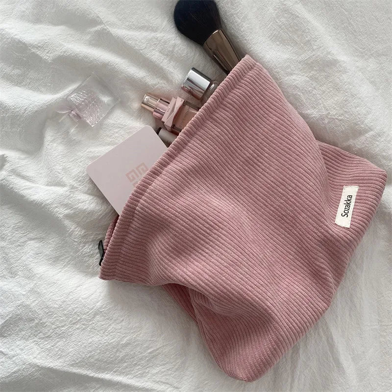 Fashion Women Sweet Cosmetic Bags Makeup Large Purse Bag Zipper Pouch Daily Outdoor Activities Travel Organiser - Smarsty