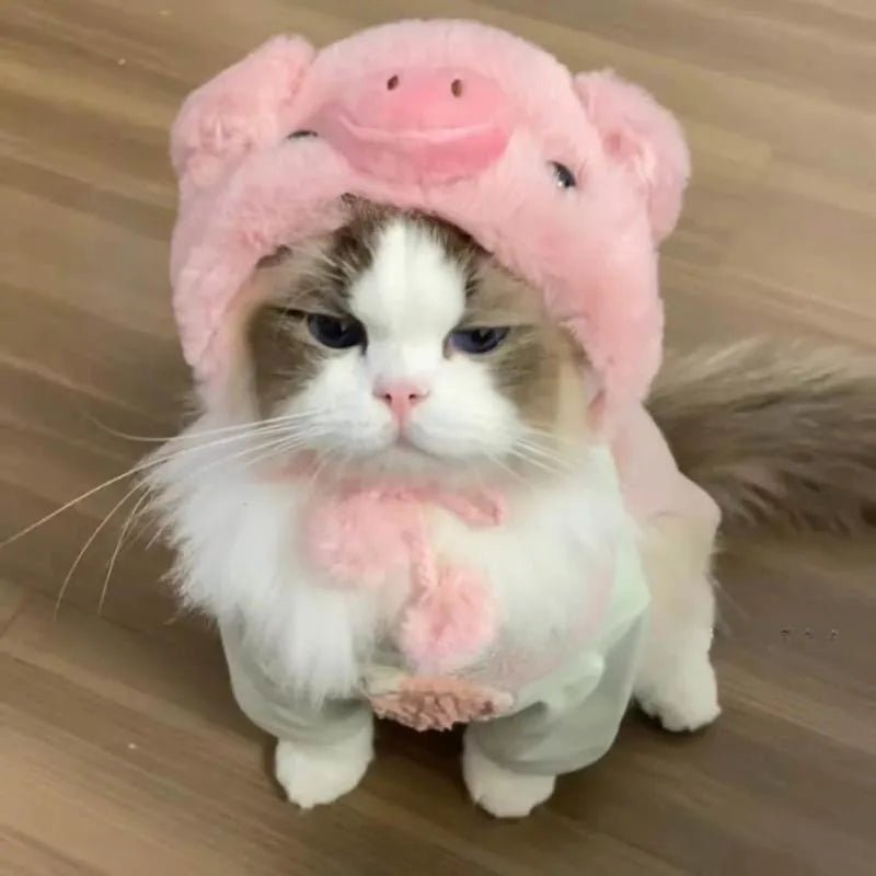Playful Cat Headpieces for Stylish Pet Fashion - Smarsty