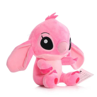 20cm Anime Stitch Plush Stuffed Kawaii Toys TV Same Paragraph Role Pendant Doll Kids Birthday Gifts Couple Models