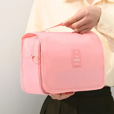 Travel Makeup Bag Waterproof Toiletries Organizer High Quality Women Neceser Bathroom Hook Wash Pouch Hook Makeup Storage Bag - Smarsty