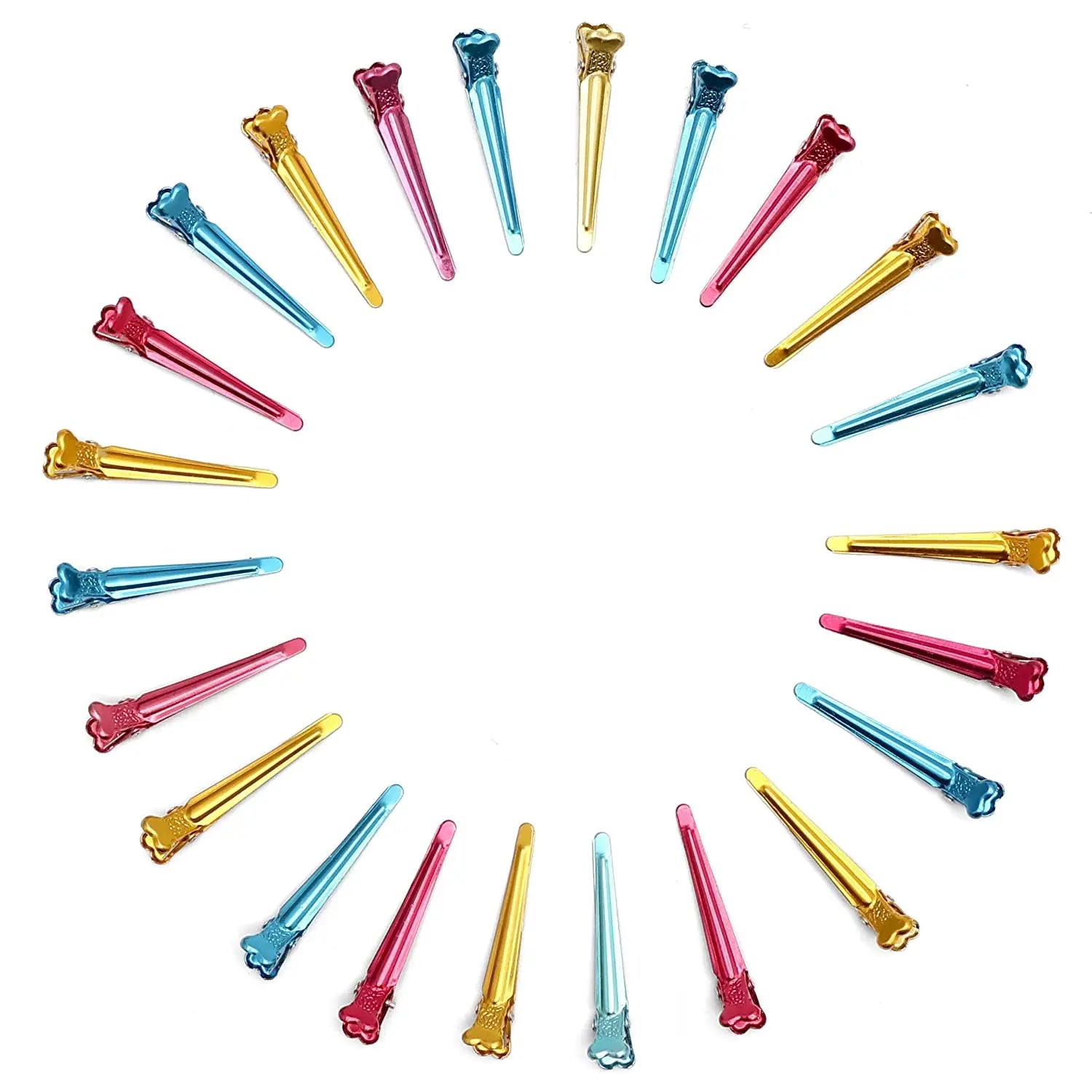 50 Pcs Heat Resistant Hairdressing Clips for Styling - Smarsty