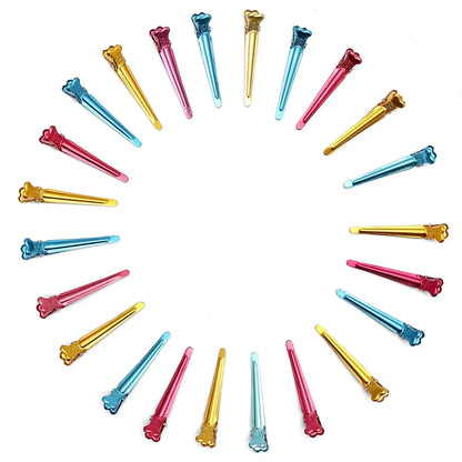 50 Pcs Heat Resistant Hairdressing Clips for Styling - Smarsty