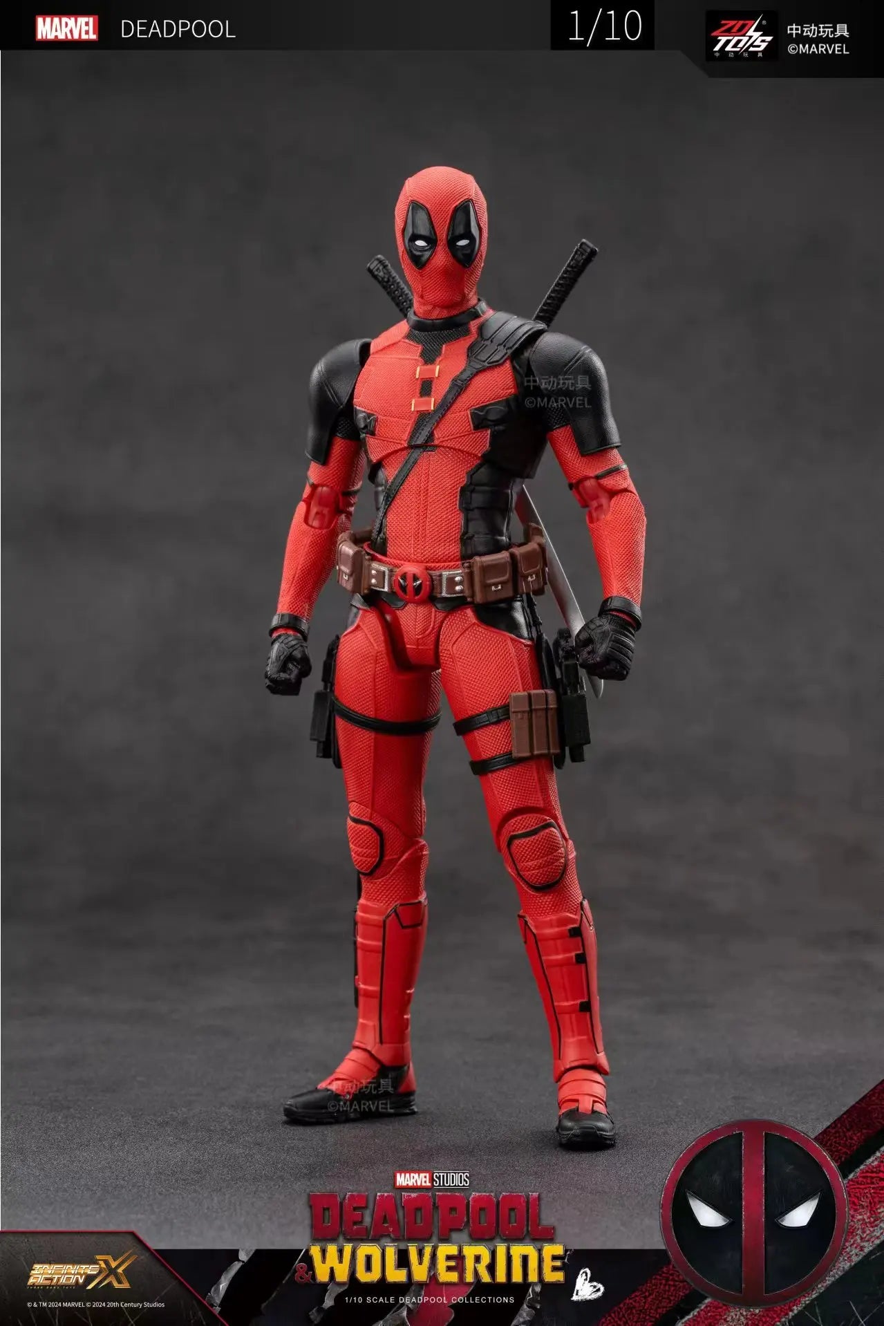 2024 Deadpool & Wolverine Action Figures Movie Version ZD Toy Series Collections Adult Action Figures Kids Gift by Smarsty