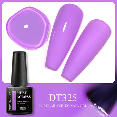 Pink Dried Flower Gel Nail Polish for Fairy Nail Art - Smarsty