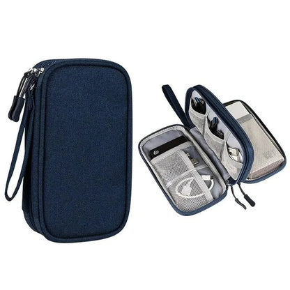 Portable Travel Cable Organizer Bag With Multi Layer - Smarsty