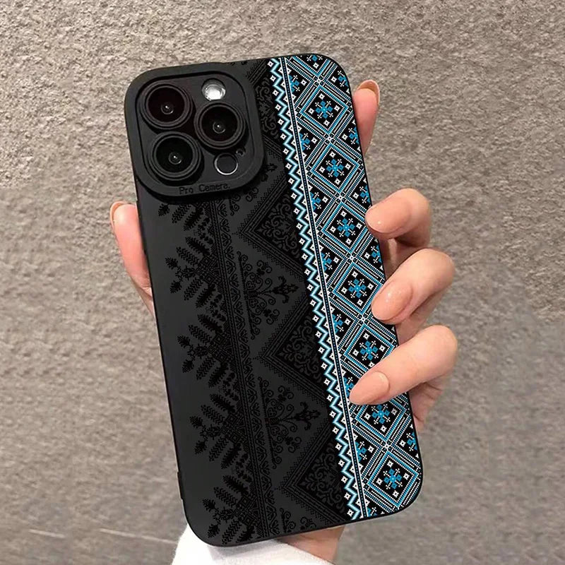 Vintage Totem Painting Shockproof Phone Case For iPhone 17 16 15 14 13 12 11 Pro Max XS X XR 7 8 Plus SE 2022 13 Mini Soft Cover by Smarsty