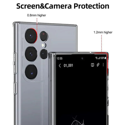 Soft Silicone Clear Case For Galaxy A53 Anti Fingerprint - Smarsty