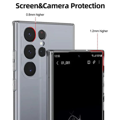 Soft Silicone Clear Case For Galaxy A53 Anti Fingerprint - Smarsty