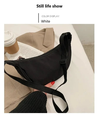 Women Backpack PU Leather Crossbody Bag With Zipper - Smarsty