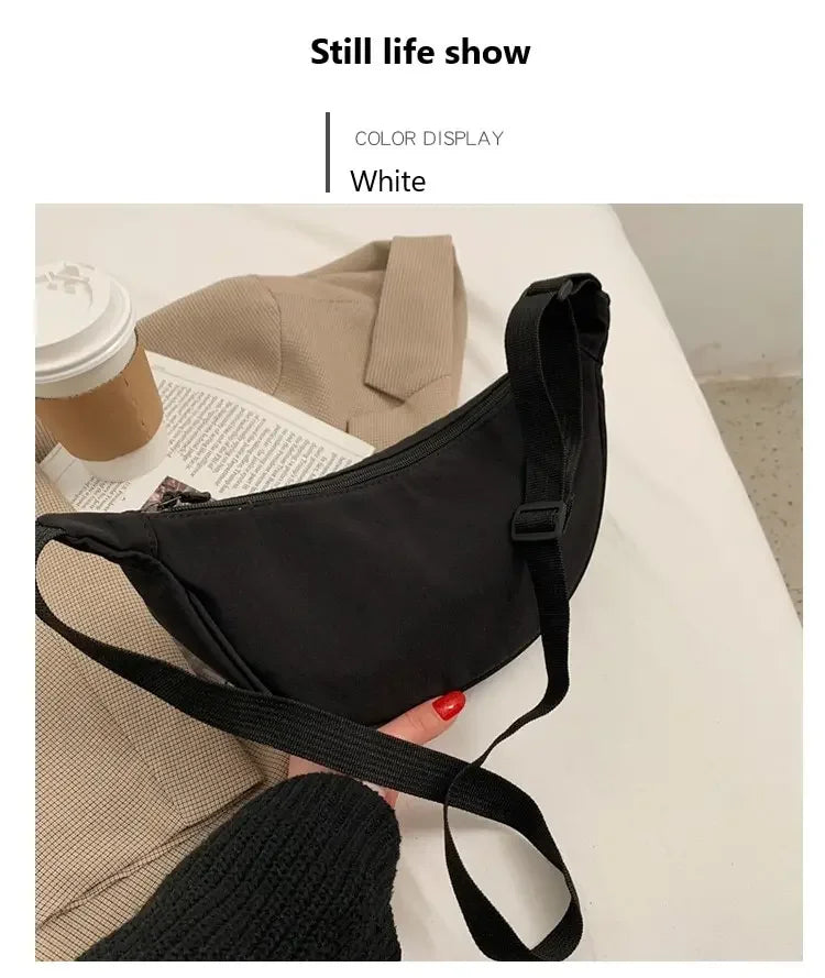 Women Backpack PU Leather Crossbody Bag With Zipper - Smarsty