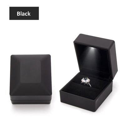 Luxury LED Jewelry Ring Box for Engagement and Wedding - Smarsty
