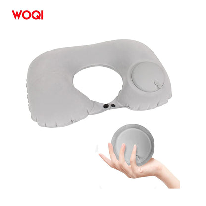 Portable Inflatable Travel Neck Pillow for Comfort - Smarsty