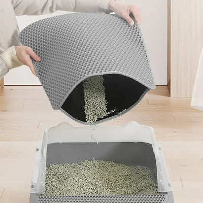 Non Slip Cat Litter Mat Waterproof Double Layer Design - Smarsty