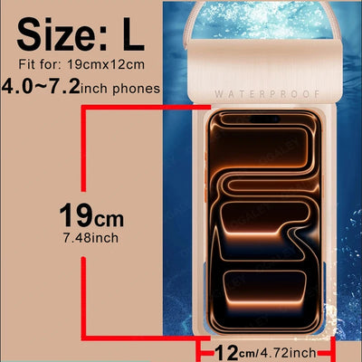 IPX8 Universal Waterproof Bag Cell Phone Pouch Case Water Proof Underwater Dry Bag For iPhone 17 Pro Max 16 Xiaomi Samsung Cover by Smarsty