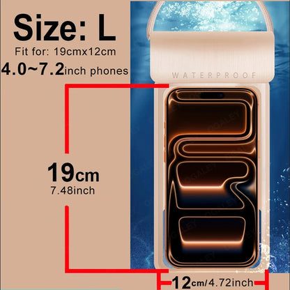 IPX8 Universal Waterproof Bag Cell Phone Pouch Case Water Proof Underwater Dry Bag For iPhone 17 Pro Max 16 Xiaomi Samsung Cover