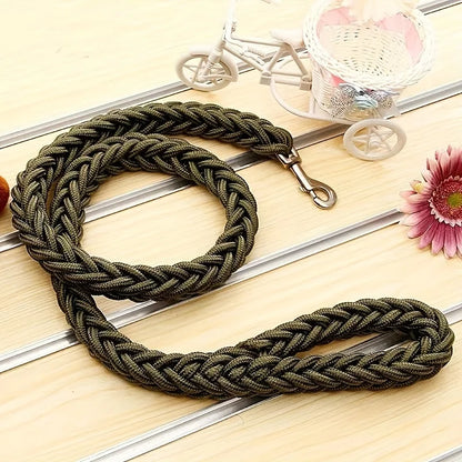 Comfort-Strong 5-Foot Braided Dog Leash for Training - Smarsty