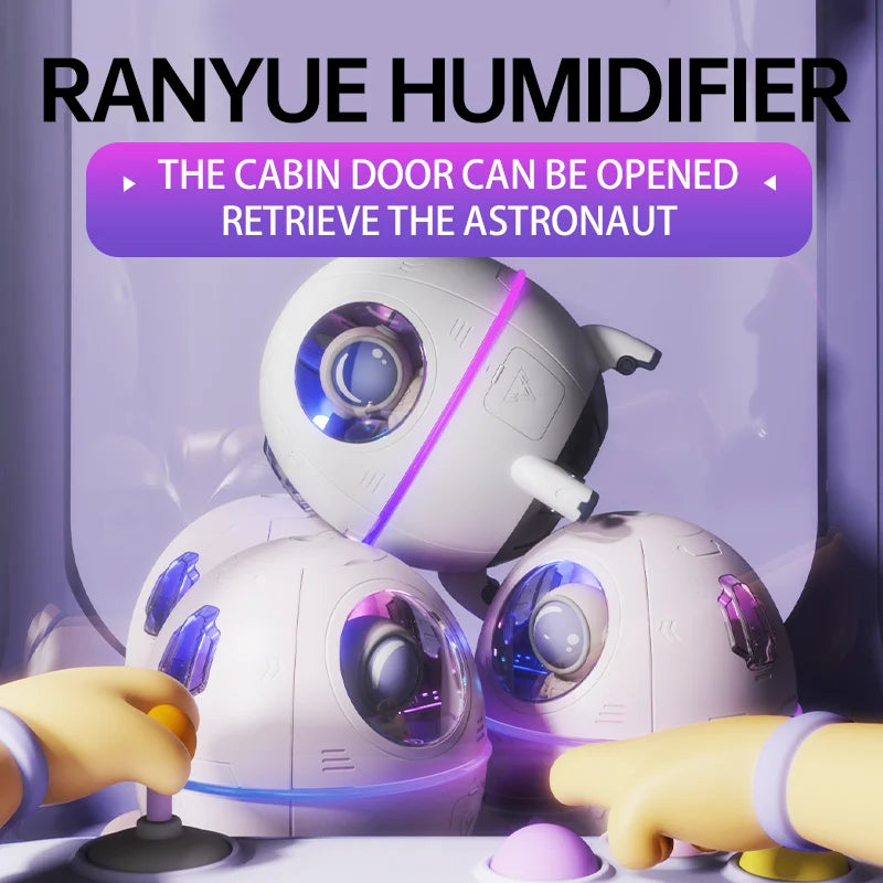 Portable Astronaut Humidifier with LED Aroma Diffuser - Smarsty