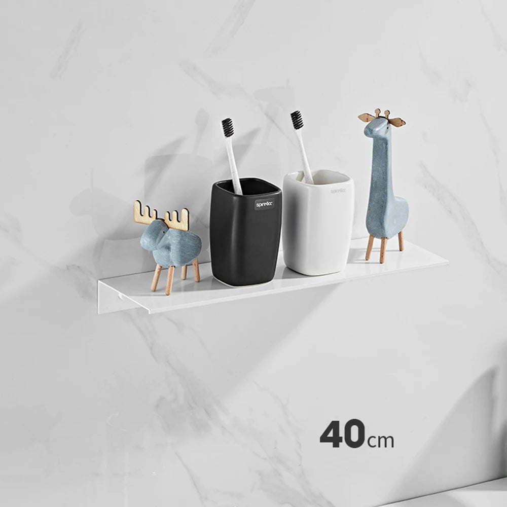Aluminum Floating Bathroom Shelf for Organized Storage - Smarsty