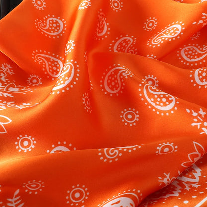 Elegant Silk Floral Hairbands and Neck Scarves - Smarsty