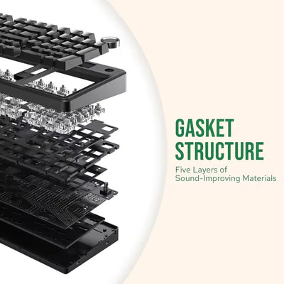 Gaming Mechanical Keyboard With Wireless Three Mode - Smarsty