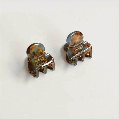 Mini Acetate Hair Claws Set Secure Cute Elegant Clips - Smarsty