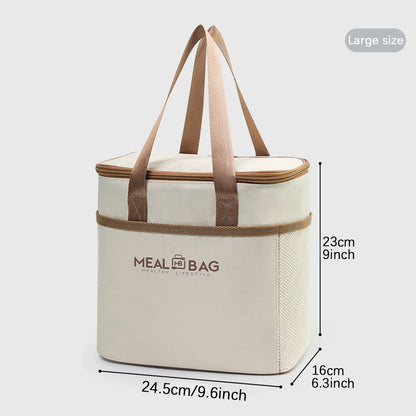 Insulated Lunch Bag With Waterproof Shoulder Strap - Smarsty