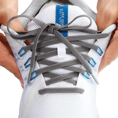 Classic Elastic Shoelaces Flat Sneakers Shoe Laces 7mm Width Shoelace for Kids Adults Shoe Lace Accessories Shoestring Fashion - Smarsty
