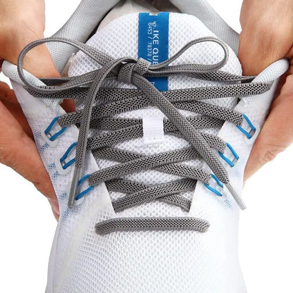 Classic Elastic Shoelaces Flat Sneakers Shoe Laces 7mm Width Shoelace for Kids Adults Shoe Lace Accessories Shoestring Fashion - Smarsty