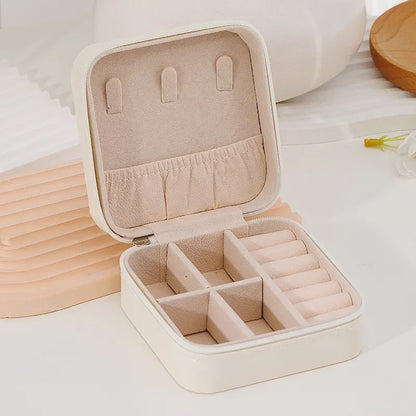 Portable Jewelry Organizer Case for Travel Storage - Smarsty