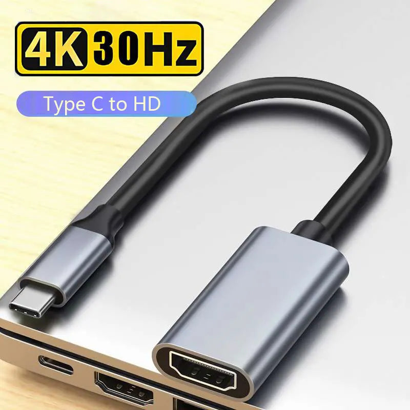 Type C to HDMI Cable for 4K Video Streaming - Smarsty