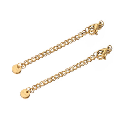 Stainless Steel Extension Chain With Secure Lobster Clasps - Smarsty