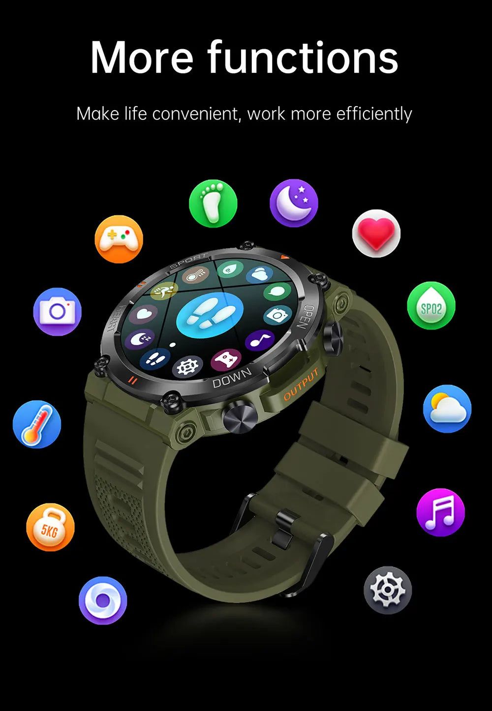 HD Bluetooth Call Smart Watch for Men Fitness Tracker - Smarsty