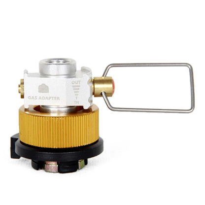 Gas Saver Plus Gas Burner Adapter Convertor Shifter Refill Flat Tank Conversion Adapter Camping Gas Adaptor Valve Aluminum Alloy by Smarsty