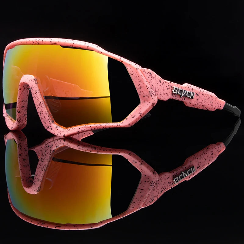 SCVCN  UV400 Sport Cycling Glasses Road Sunglasses Bicycle Eyewear Mountain Bike MTB Cycl Goggles running glasses